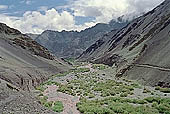 Ladakh - Hemis area famous for the trekking possibilities and for the Hemis Gompa.